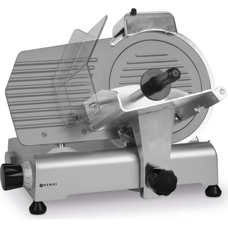 Trancheuse à viande et fromage Hendi Kitchen Line 250 avec revêtement en Téflon 150 W - Hendi 210222 (1/5)
