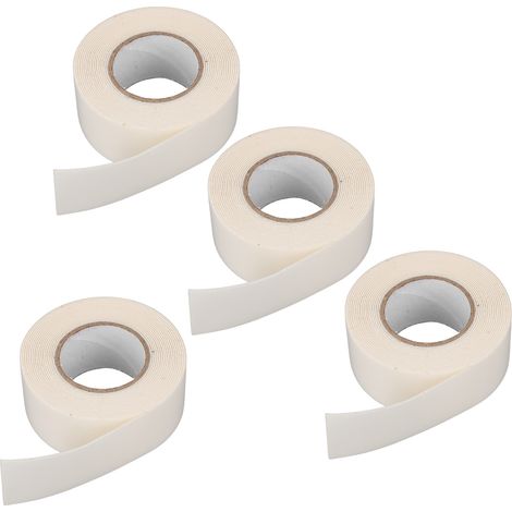 4 rouleaux de ruban adhésif double face multi-usages, pliable, haute adhérence, imperméable, en mousse. (1/5)