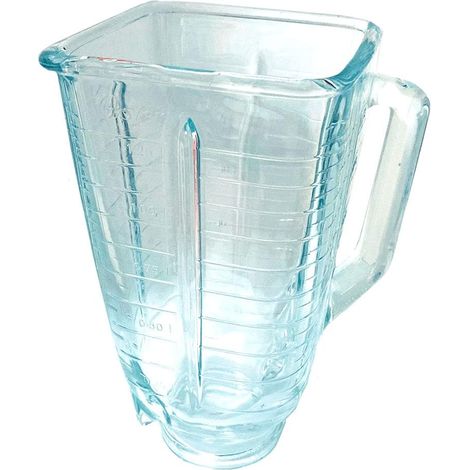 Jarra Vidrio Cuadrada Compatible Batidora Oster OBL168X Sin tapa