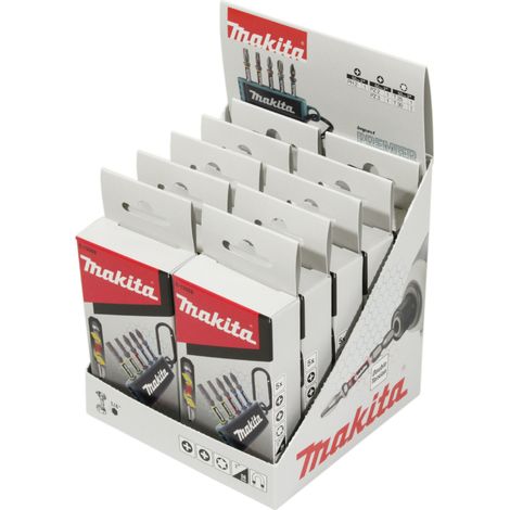 Makita Torsion Bitsets im Thekendisplay Impact Premier 5tlg. (1/2)