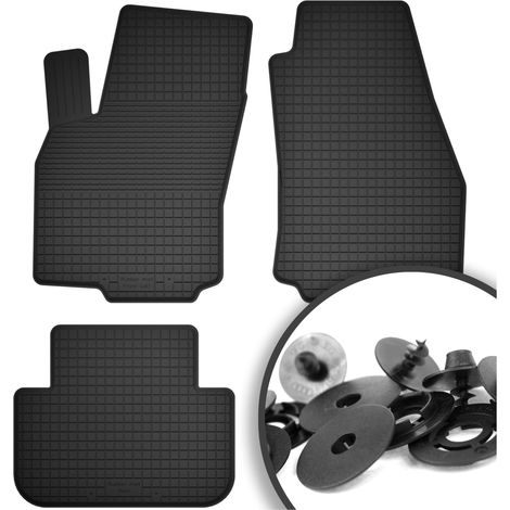 Gummimatten + Stopper für: Fiat 500L Minivan (ab 2012)
