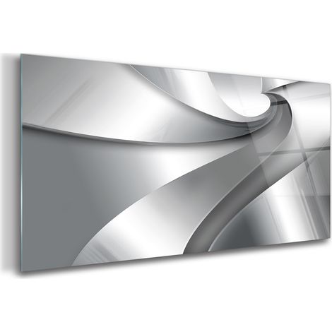 Tableau sur verre – 100 x 50 cm - Tableau mural décoratif - Verre Décorative - Art Moderne (1/5)