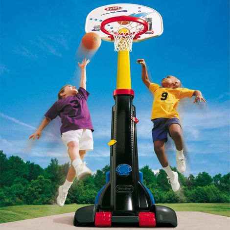 Little Tikes Set de baloncesto colorido con altura ajustable (1/3)