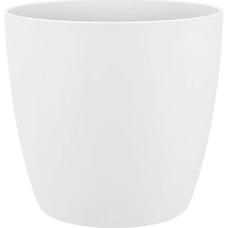 VASO BRUSSELS ROUND 25CM WHITE ELHO