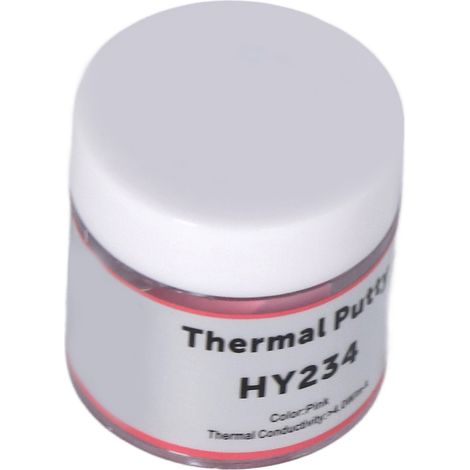 Pâte thermique silicone HY234 pour dissipateur thermique de processeur, 10 g / 0,35 oz, excellente isolation thermique (1/5)