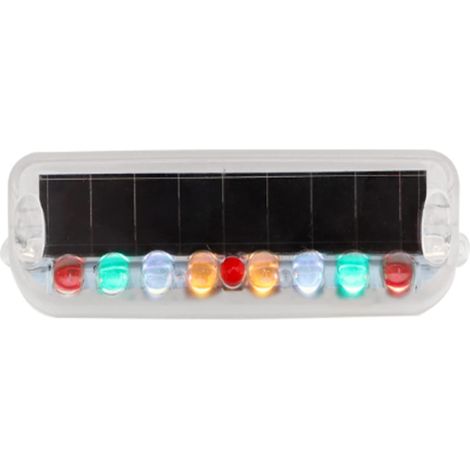 Universal Auto Solar Power Simulierte Alarm Warnung Strobe Licht Anti-Diebstahl 8 LED Blinkende Sicherheit Licht Bremslicht (1/4)
