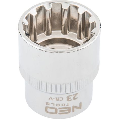 Casquillo estriado de 1/2", 23 mm