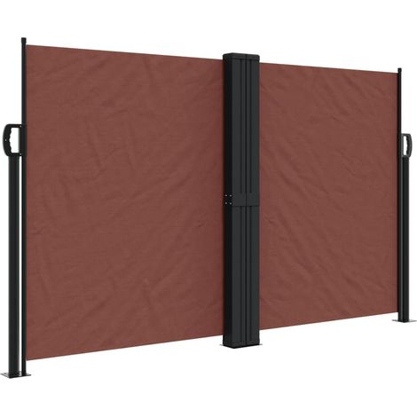 Maison Exclusive - Seitenmarkise Ausziehbar Braun 140x600 cm