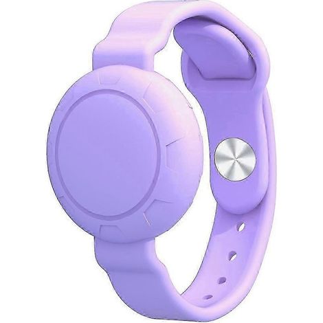 traceur gps universel bracelet etanche pour enfants compatible android et ios traceur pour animaux violet qaq (1/5)
