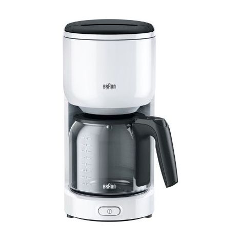 Cafetera Braun KF 3100 WH blanca 10 tazas (1/4)