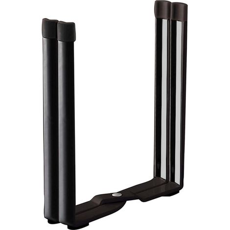 Égouttoir à vaisselle - Porte-bouteilles pliable - Étagère de rangement - Égouttoir à vaisselle noir - Égouttoir en acier au carbone noir - Égouttoir à vaisselle - Acier au carbone noir (1/5)