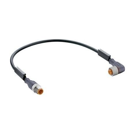 Belden 29631-1 Connettore confezionato per sensore o attuatore M12 Spina dritta, Presa angolata 30.00 cm Numero di poli (1/2)