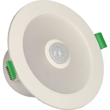 ARLUX LIGHTING Spot détection IR SIRIUS 10W, 800lm, 3CCT, Blanc - 5 min actif (1/5)