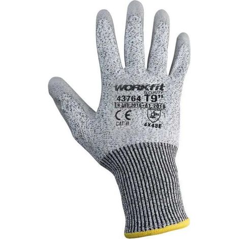 Gant de protection Workfit modèle 4543 gris taille 8