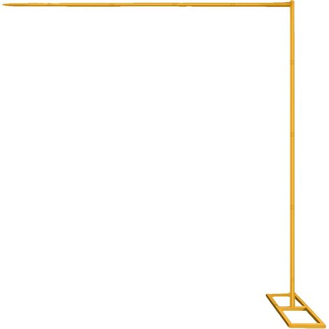 Support d'arc, cadre en métal robuste, assemblage sans outil, Or, 9.8ft (1/2)