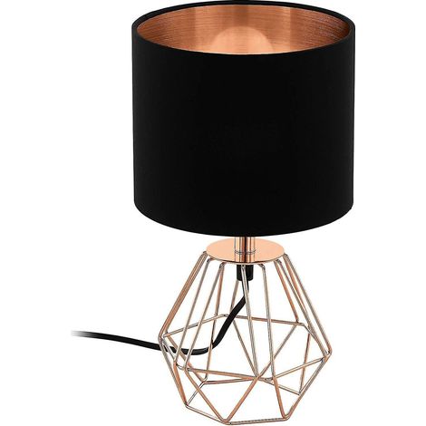 Lampe de bureau créative avec abat-jour en tissu - Dst001 - Noir - Ampoule non incluse (1/5)