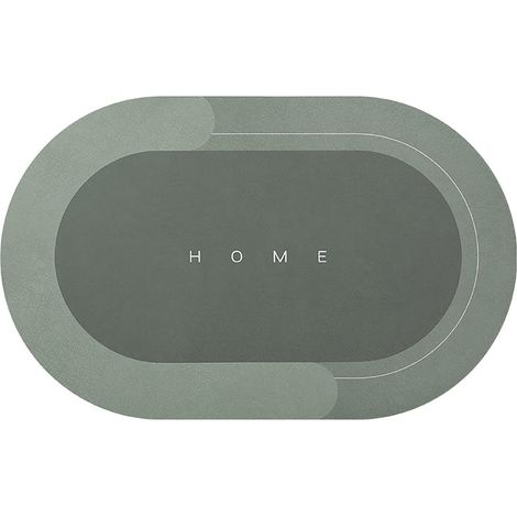 Tapis Absorbant - 50 x 80 cm - PVC Velours Technique - Antidérapant - Salle De Bain Cuisine Entrée - 1 Pièce (1/5)