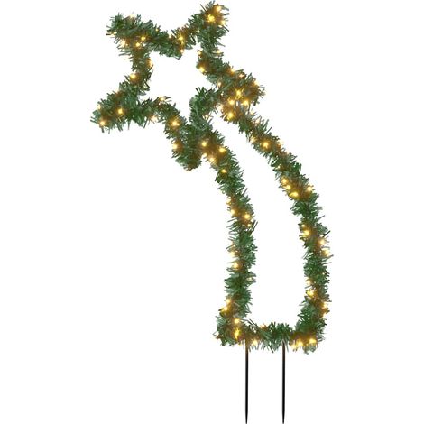 Décoration lumineuse météore de Noël,Décoration de Noël avec piquets 115 LED 89 cm CFW22626 (1/5)