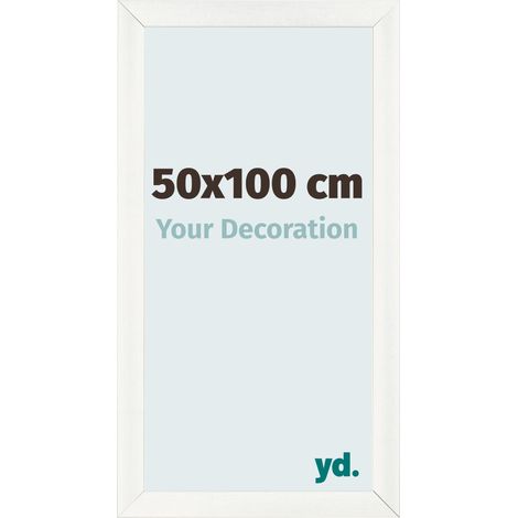 yd. - Cadre photo 50x100 - Blanc Patine - MDF - Pisa (1/5)