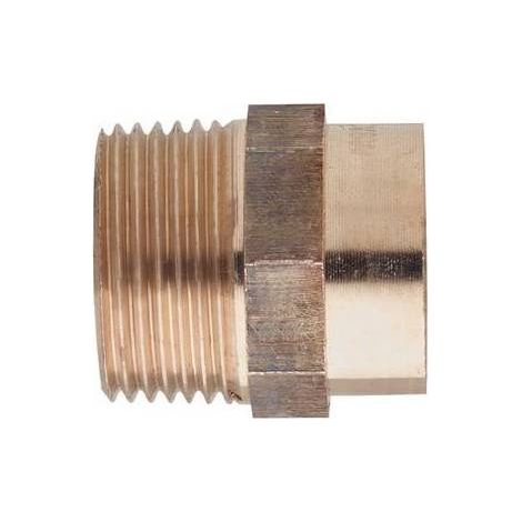 NIPPLE BRONZO DIRITTO  M.  A SALDARE Misura: 3/8 x 14
