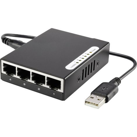 [NEUWERTIG] B-Ware Renkforce Netzwerk Switch RJ45 1483811 5 Port 100 MBit/s Netzwerk-Router-Gerät