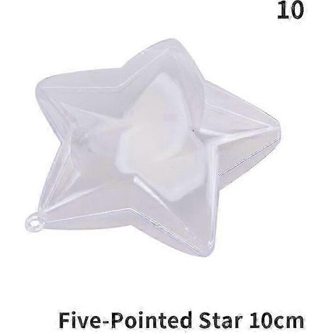 Boules de Noël transparentes en plastique, idéales pour les loisirs créatifs. (1/5)