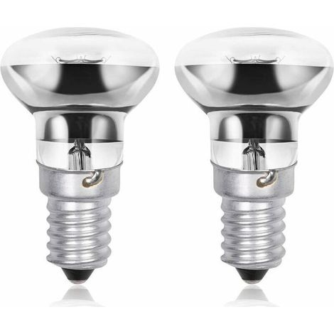 Lampe à lave R39 E14 40 W, petite vis Edison SES Spot réflecteur ampoules à lave, blanc chaud 2800 K à économie d'énergie R39 ( 2) (1/4)