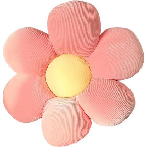 1 Coussin de sol, microfibre, motif floral, coton PP, chambre salon