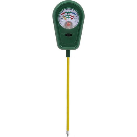 3-in-1 Bodenfeuchtigkeits-, Licht- und pH-Tester für Pflanzen – Garten, Rasen, Innen- und Außenbereich (1/5)