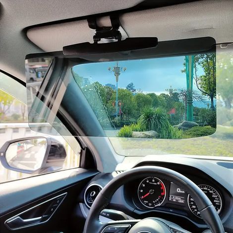 Polarisierte, blendfreie Sonnenblendenverlängerung fürs Auto – aus Acrylmaterial, blockiert Streulicht, reduziert Blendung durch Schnee und UV-Strahlung (1/5)