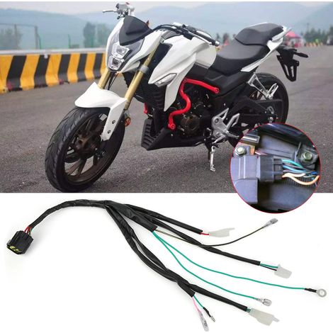 Faisceau de câblage de remplacement compatible avec les motos tout-terrain LIFAN W150cc ZS / ZHONGSHEN 155cc PIT PRO. (1/5)