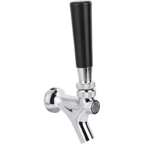 Grifo de cerveza de acero inoxidable con mango ergonómico: un accesorio práctico para la elaboración casera, fácil de limpiar y duradero. (1/5)