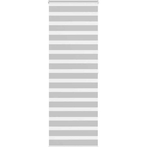 4014466 Store zèbre gris clair largeur du tissu 80,9 cm polyester (1/5)