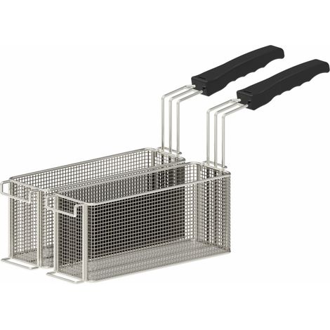 Lot de 2 paniers pour friteuse - 4,5L - 10L - Casselin (1/2)