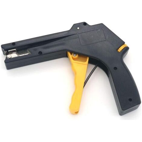 BUNTHAUS 2 en 1  Nylon Plastique Câble Fixation et Coupe Gun Heavy Duty Cable Tie Gun pour Nylon Attaches Fixation et Outil de Coupe (1/4)