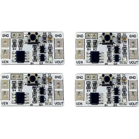 Module de commutation bistable autobloquant SL92B02 DC 3-20V 5A avec contrôleur de relais et carte électronique tactile (4 pièces) (1/5)