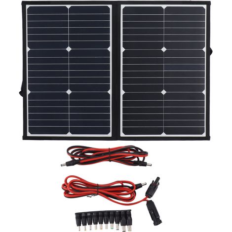 Chargeur solaire 40W 18V étanche pliable léger panneau solaire portable pour camping vélo randonnée (1/5)
