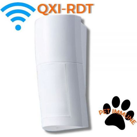 Optex sensore esterno doppia tecnologia wireless 120° 12m h2 - QXI-RDT