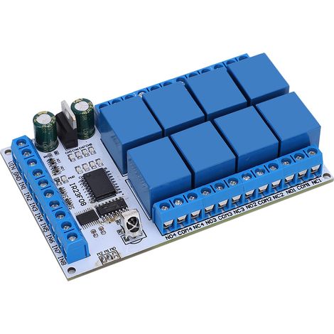 Relais infrarouge multifonction à 8 canaux avec télécommande (12 V) (1/5)
