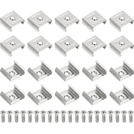 60 Pièces Clips pour Bande LED Supports de Fixation (1/5)