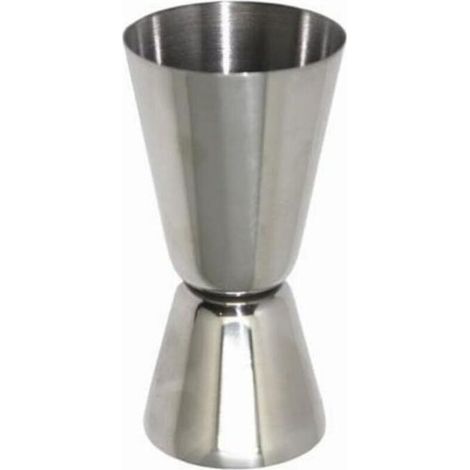 Jigger - Verre A Mesurer En Acier Inoxydable - 50 ML / 25 ML - Pour Cocktails - 1 Piece