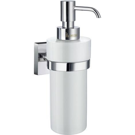 Smedbo HOUSE - Seifenspender, Chrom poliert/Porzellan RK369P (1/3)
