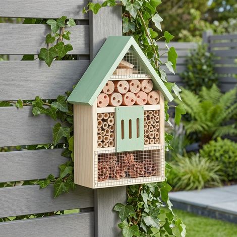 Wooden Bug & Bee Habitat House (1/2)