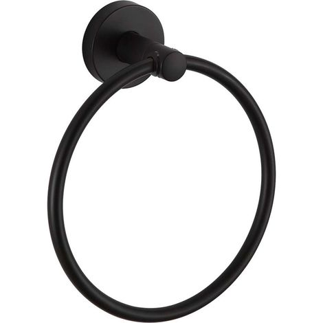 Aqualine Samba - Porte-serviettes, noir mat SB206 (1/2)