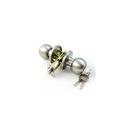 Serrure de porte en acier inoxydable, côté entrée, 25-45 mm – (1/4)