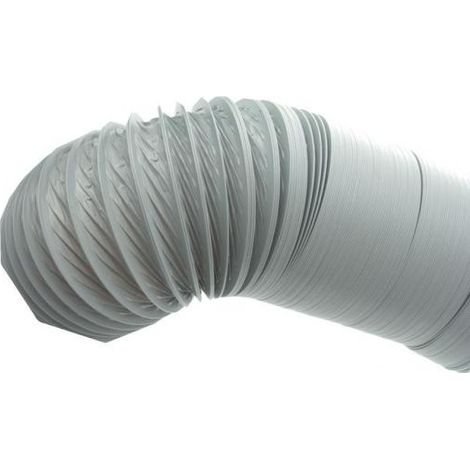 Gaine VMC souple en PVC 6m D125mm – 60012506 – Réduit les pertes de charge – Adaptable aux zones étroites – Strulik (1/2)