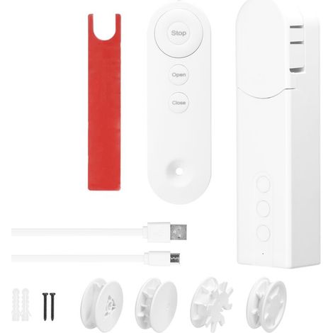 Tuya ZigBee Smart-Vorhangmotor mit Temperaturregelung und Timer für elektrische Rollos (1/5)