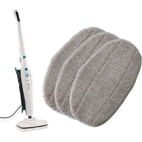 Lot de 3 chiffons pour nettoyeur vapeur – Compatibles – Serpillières – Accessoires (1/5)