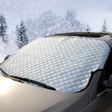 Bâche pare-brise voiture 4 couches ultra-épaisse protection été/hiver standard (1/5)