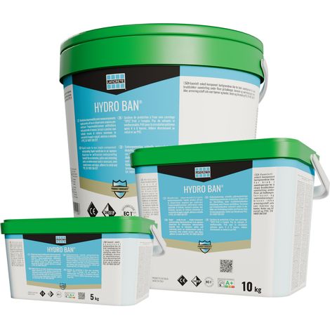 Membrana liquida impermeabilizzante monocomponente sottile hydro ban 20kg